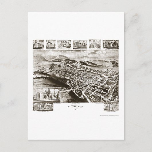 ウィリアムスバーグブレア郡 ポストカード (正面)