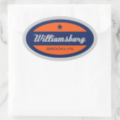 ウィリアムスバーグ 楕円形シール (バッグ)
