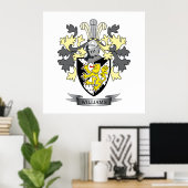 ウィリアムズコート・オブ・アームズ ポスター (ホームオフィス)