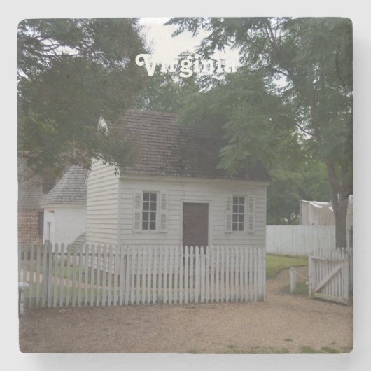 ウィリアムズバーグの家屋敷 ストーンコースター (正面)