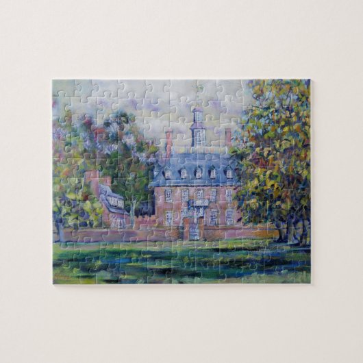 ウィリアムズバーグの歓迎絵画 / アーティスト ラリー・レルー ジグソーパズル (横)