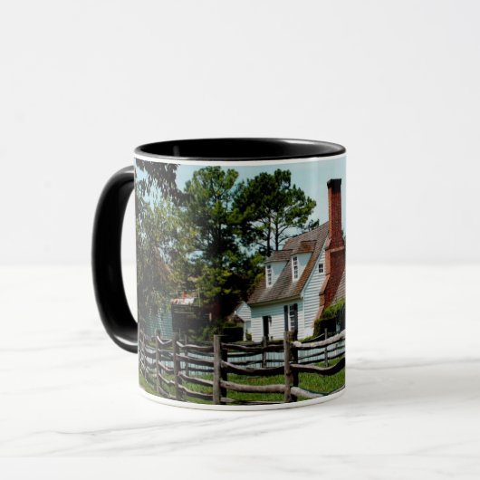 ウィリアムズバーグのVAのコーヒー・マグ マグカップ (正面左)