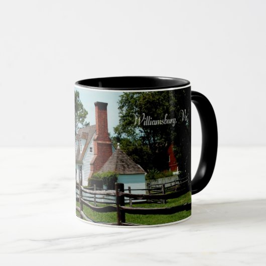 ウィリアムズバーグのVAのコーヒー・マグ マグカップ (正面右)