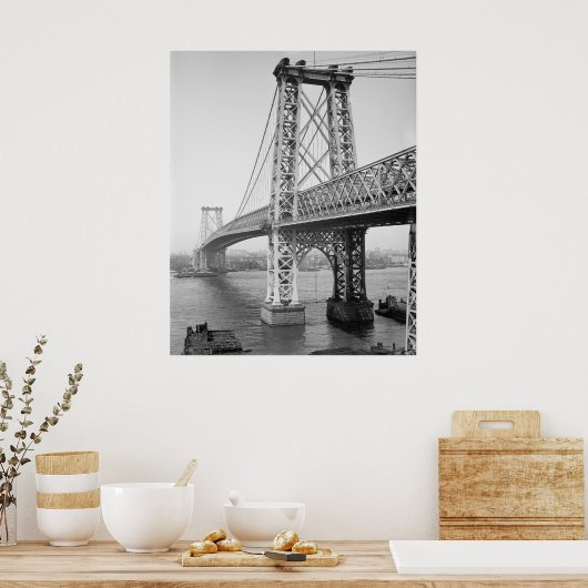 ウィリアムズバーグ橋 ポスター (キッチン)