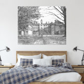 ウィリアムズバーグ，ウィリアムズバーグ，ヴァージニア キャンバスプリント (インサイチュ (寝室))