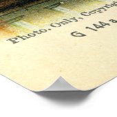 ウィリアムズバーグ・ブリッジ,ニューヨーク, 1905ヴィンテージ ポスター (角)