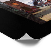 ウィリアムズバーグ・ブリッジ・ブルックリンNY ポスター (角)