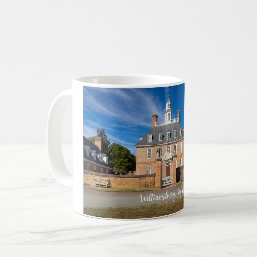 ウィリアムズバーグVAガバナーズパレス コーヒーマグカップ (正面左)