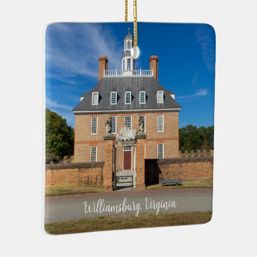 ウィリアムズバーグVAガバナーズパレス セラミックオーナメント (右)
