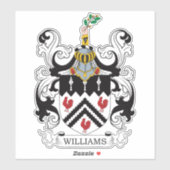 ウィリアムズ家紋 シール (シート)
