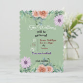 ウィリアムズ懇親会招待 招待状 (スタンド正面)