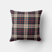 ウィリアムソンのモダンなタータンチェックの枕 クッション (裏面)
