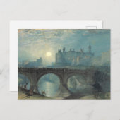 ウィリアムターナーアルニックキャッスル ポストカード (正面/裏面)