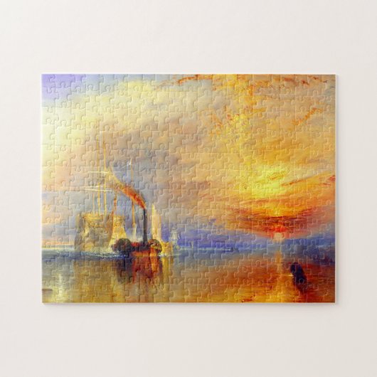 ウィリアムターナーザファイティングテメレ絵画ーの ジグソーパズル (横)