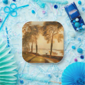 ウィリアムターナーモーテルレイクテラス ペーパープレート (パーティー)