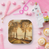 ウィリアムターナーモーテルレイクテラス ペーパープレート (パーティー)