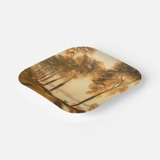 ウィリアムターナーモーテルレイクテラス ペーパープレート (傾斜あり)