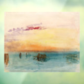 ウィリアムターナー – サンセットのヴェネツィア近くのラグーン ウィンドウサイン (シート3)