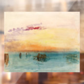 ウィリアムターナー – サンセットのヴェネツィア近くのラグーン ウィンドウサイン (シート2)