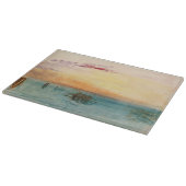 ウィリアムターナー – サンセットのヴェネツィア近くのラグーン カッティングボード (角)