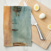 ウィリアムターナー – サンセットのヴェネツィア近くのラグーン キッチンタオル (四つ折り)