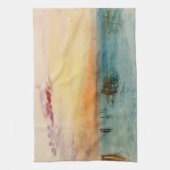 ウィリアムターナー – サンセットのヴェネツィア近くのラグーン キッチンタオル (縦)