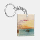 ウィリアムターナー – サンセットのヴェネツィア近くのラグーン キーホルダー (正面左)