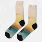 ウィリアムターナー – サンセットのヴェネツィア近くのラグーン ソックス (左)