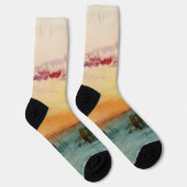 ウィリアムターナー – サンセットのヴェネツィア近くのラグーン ソックス (右)