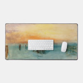 ウィリアムターナー – サンセットのヴェネツィア近くのラグーン デスクマット (キーボード&マウス)