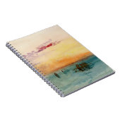 ウィリアムターナー – サンセットのヴェネツィア近くのラグーン ノートブック (右側)