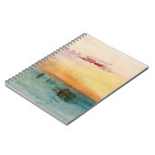 ウィリアムターナー – サンセットのヴェネツィア近くのラグーン ノートブック (左側)