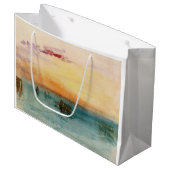 ウィリアムターナー – サンセットのヴェネツィア近くのラグーン ラージペーパーバッグ (正面アングル)