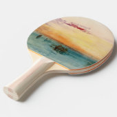 ウィリアムターナー – サンセットのヴェネツィア近くのラグーン 卓球ラケット (正面アングル)