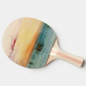 ウィリアムターナー – サンセットのヴェネツィア近くのラグーン 卓球ラケット (横)