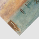 ウィリアムターナー – サンセットのヴェネツィア近くのラグーン 薄葉紙 (詳細)