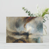 ウィリアムターナー – スノーストーム サンキューカード (スタンド正面)