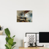 ウィリアムターナー – スノーストーム ポスター (ホームオフィス)