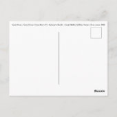 ウィリアムターナー – スノーストーム ポストカード (裏面)