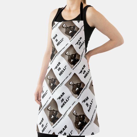 ウィリアムテカンセシャーマンウォーは地獄引用文 エプロン (インサイチュ)