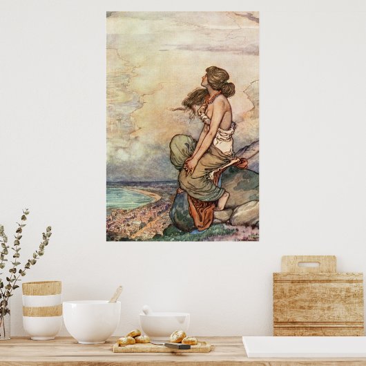 ウィリアムヒースロビンソン – ケープタウン ポスター (キッチン)