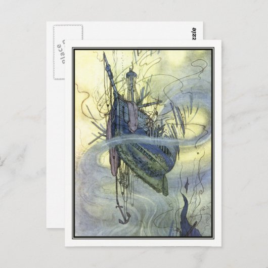 ウィリアムヒースロビンソン – ヴィンテージ難破船 ポストカード (正面/裏面)