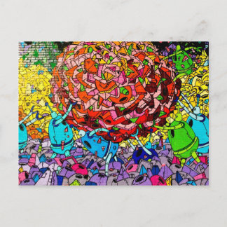 ウィリアムブルググラフィティアートポストカード ポストカード