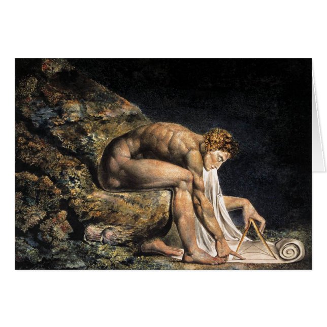 ウィリアムブレイクアイザックニュートン (正面横)