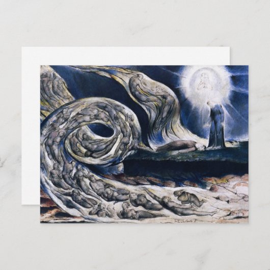 ウィリアムブレイクザラバーズウィンドハガキ ポストカード (正面/裏面)