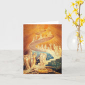 ウィリアムブレイクヤコブの梯子のメッセージカード カード (黄色い花)