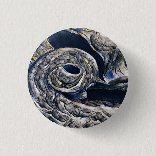 ウィリアムブレイク恋人の旋風ボタン 缶バッジ (正面)