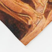 ウィリアムブレイク著ヤコブの夢 フリースブランケット (角)