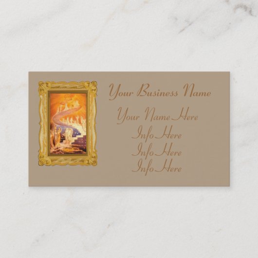 ウィリアムブレイク著ヤコブの夢 名刺 (正面)