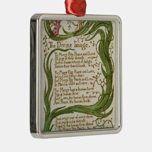 ウィリアムブレイク|の歌からの神のイメージ、 メタルオーナメント (右)